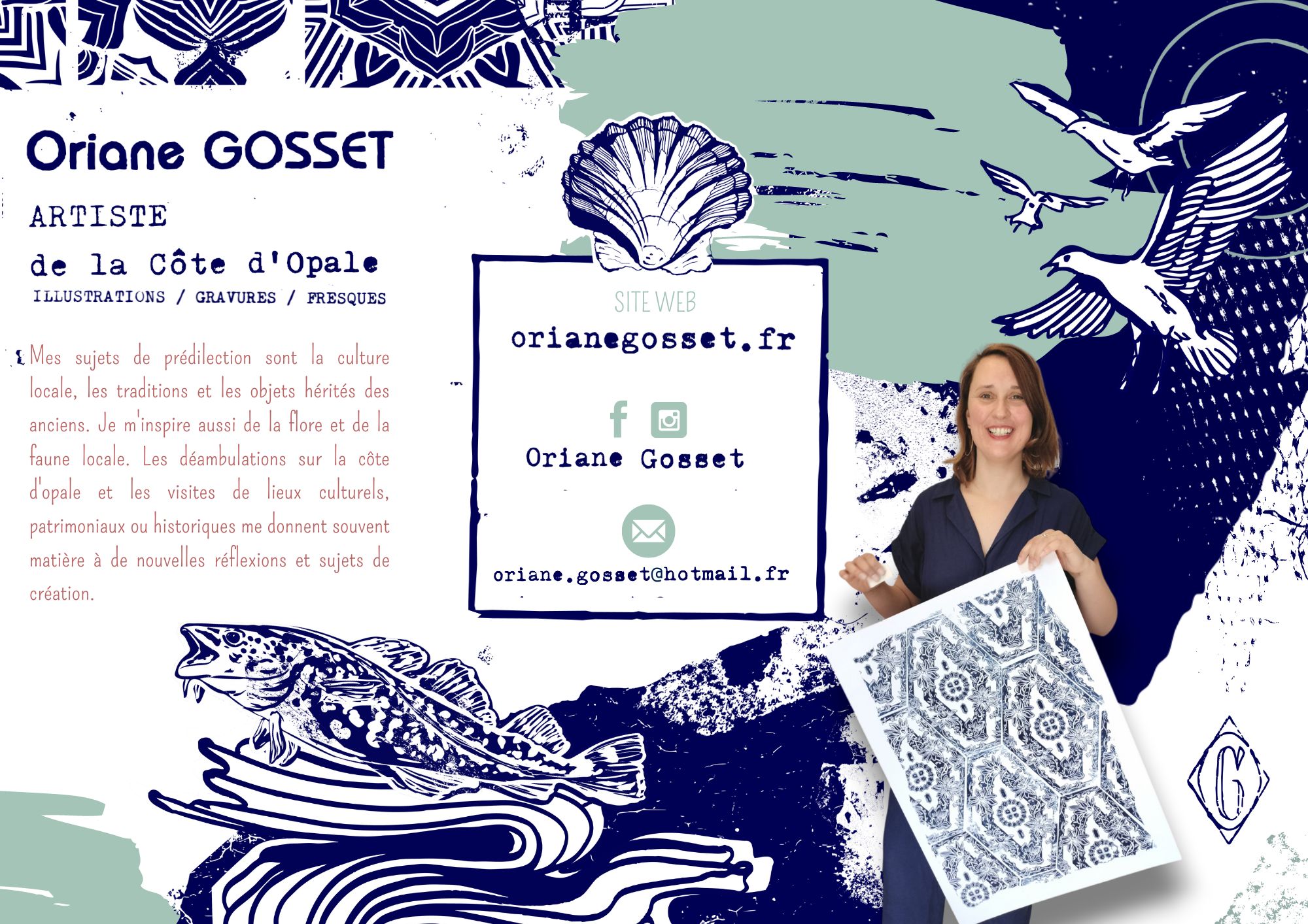 Oriane Gosset Dépliant page 1